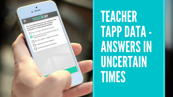 Teacher Tapp data – answers in uncertain times