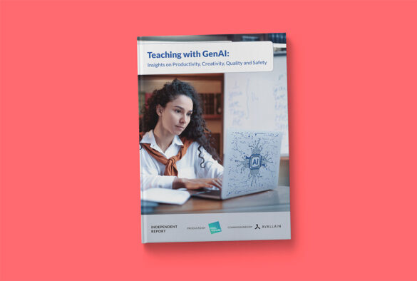 TeacherMatic 'Teaching with GenAI' report cover.